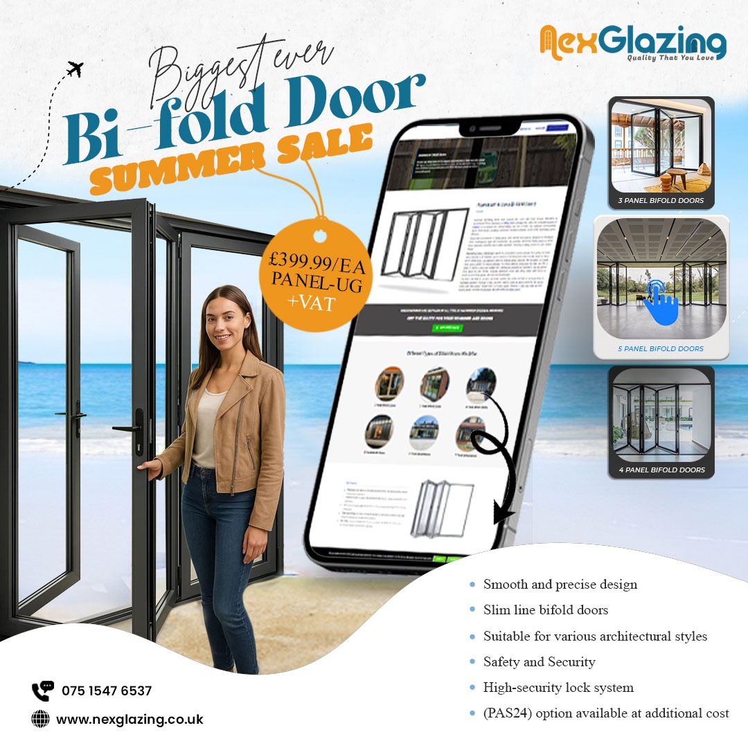 Aluminium bifold doors offer