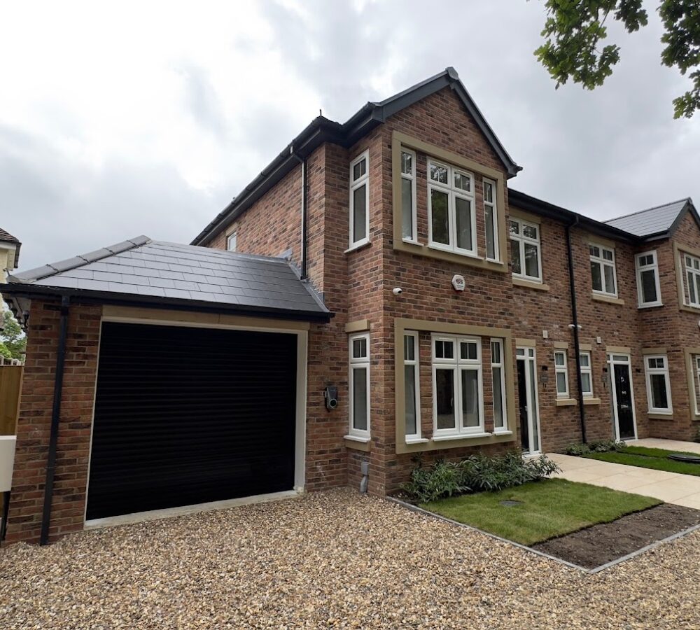White Aluminium windows and Front composite doors