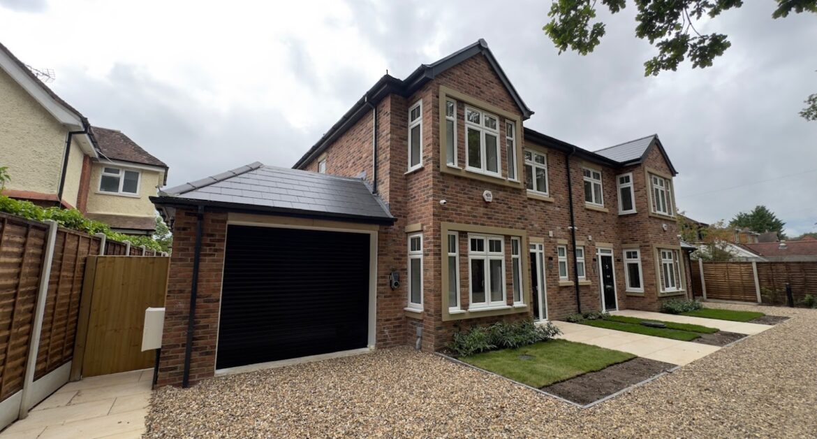 White Aluminium windows and Front composite doors