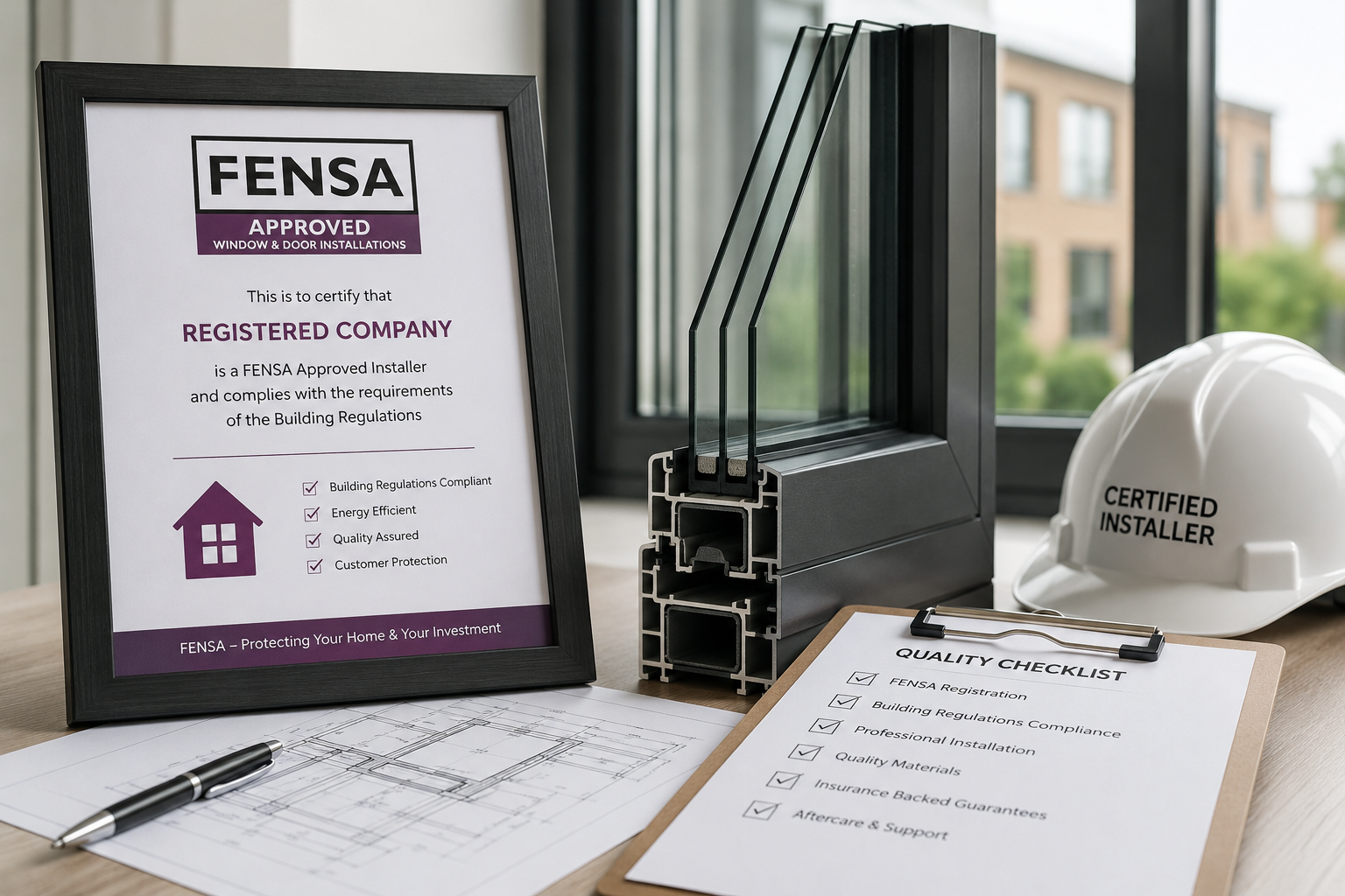 Check FENSA Certification and Industry Standards